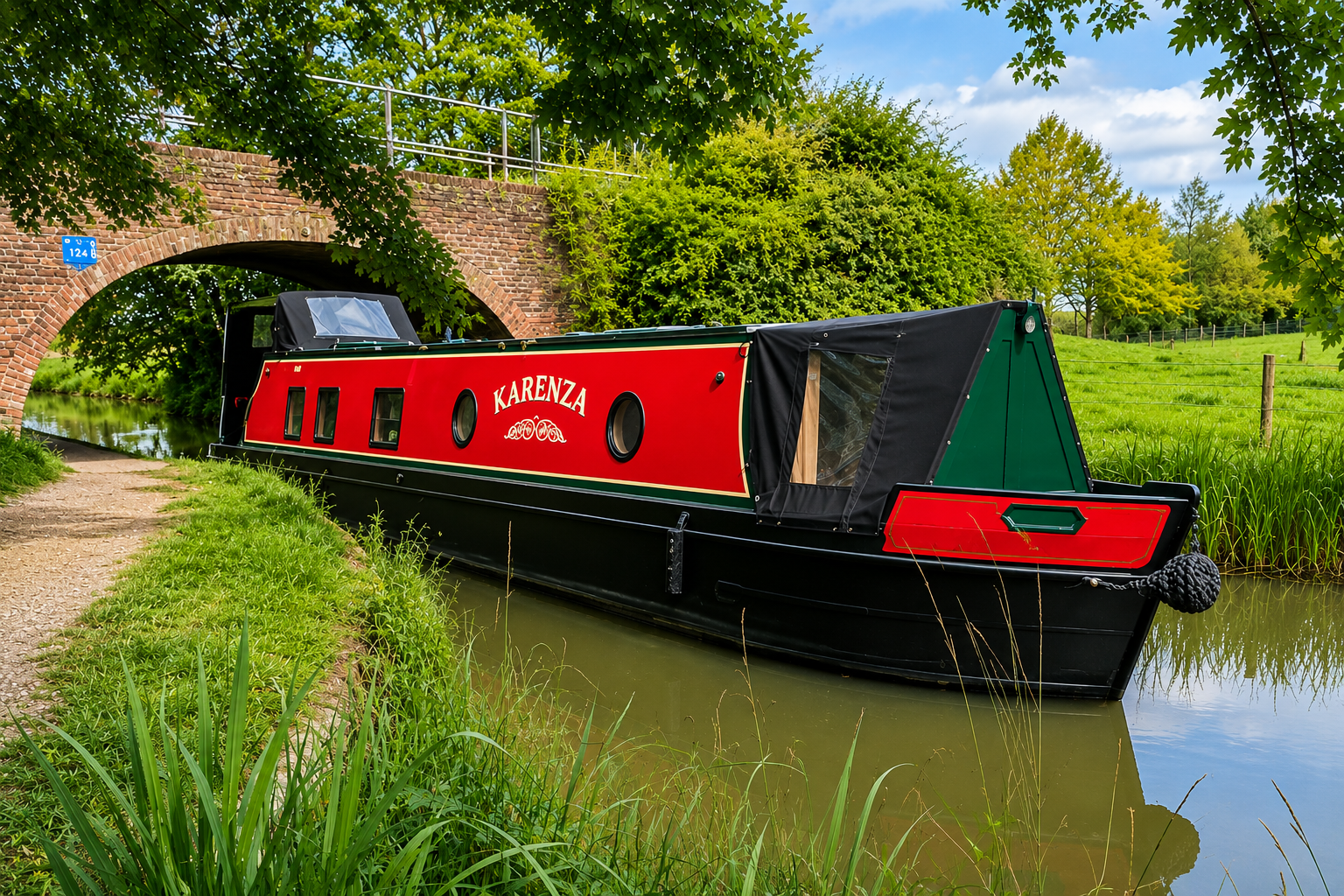 HDPE Canal Boat